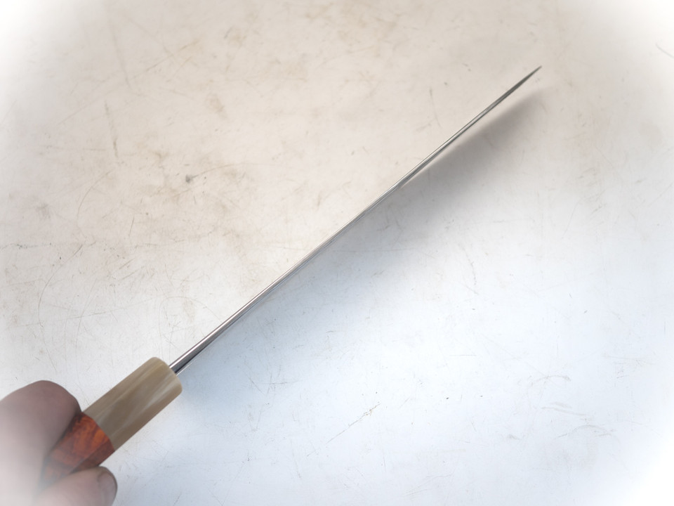 Munetoshi Kasumi Gyuto 240mm Bloomery Iron 11