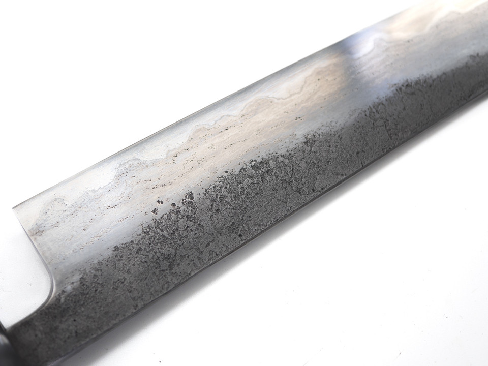 Munetoshi Nashiji Petty 180mm Bloomery Iron 3