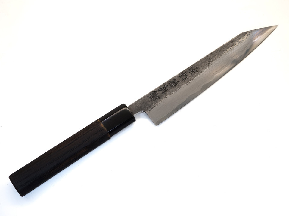 Munetoshi Nashiji Petty 180mm Bloomery Iron 3 Munetoshi Sanjo