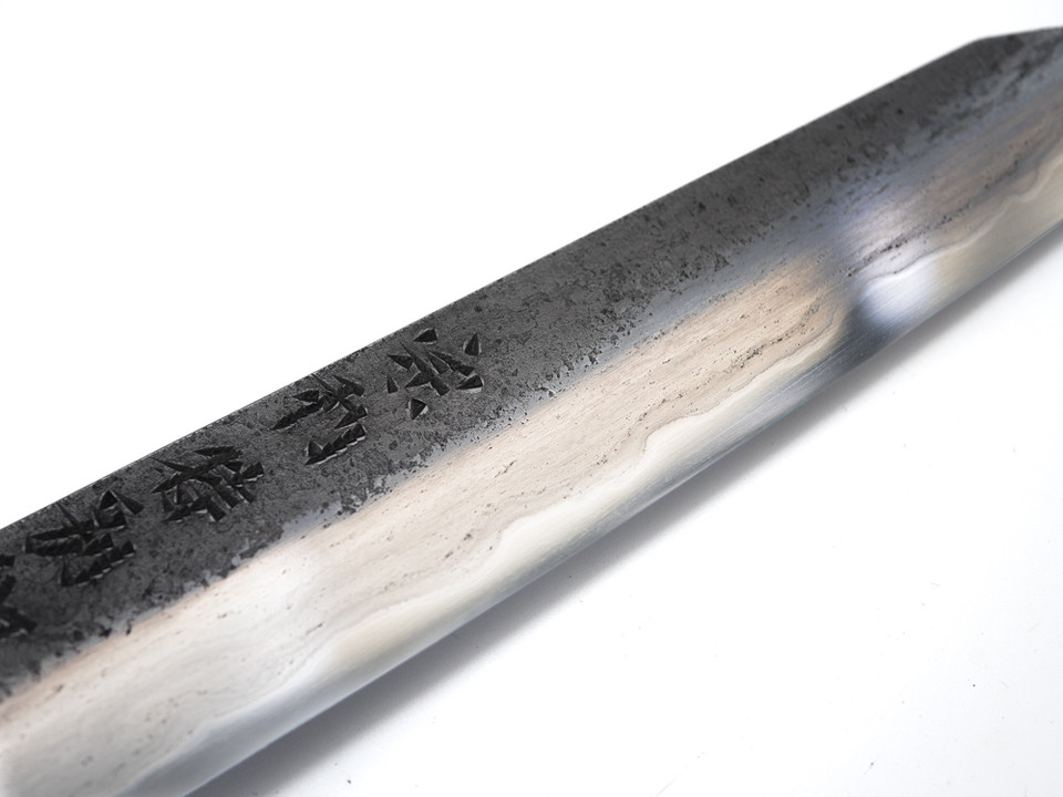 Munetoshi Nashiji Petty 180mm Bloomery Iron 3