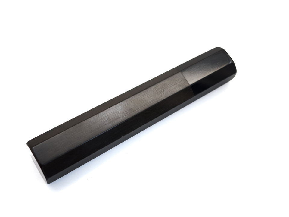 Ebony with Black horn handle 145 mm