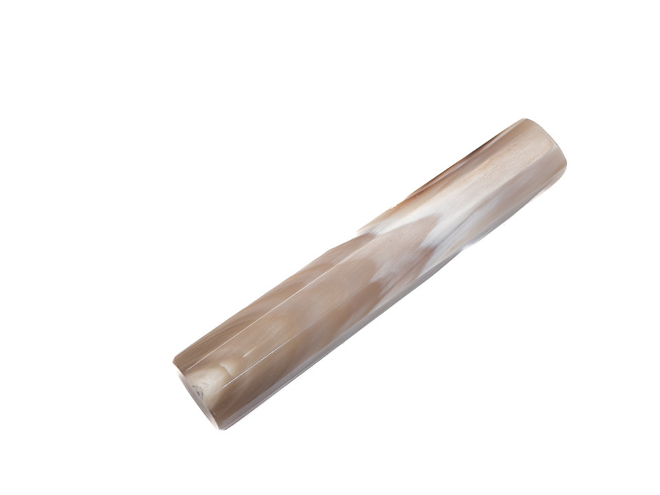 Solid White Horn Handle 140mm