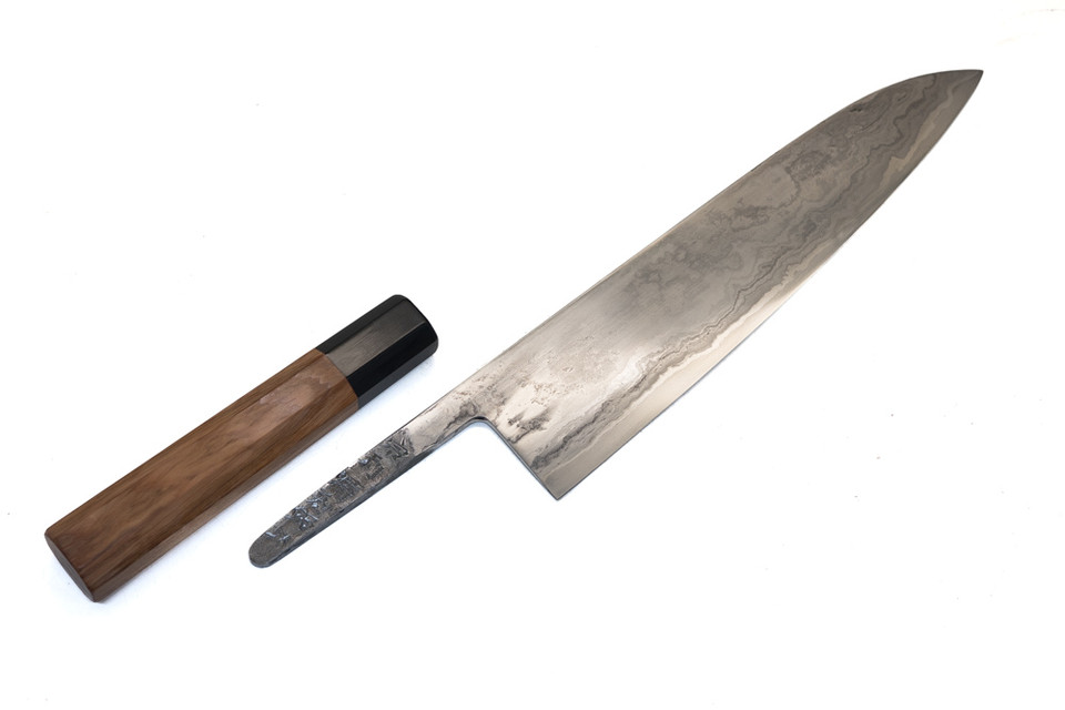 Munetoshi Kasumi Gyuto 240mm Bloomery Iron 1 Munetoshi Kasumi Gyuto 240mm Bloomery Iron 1