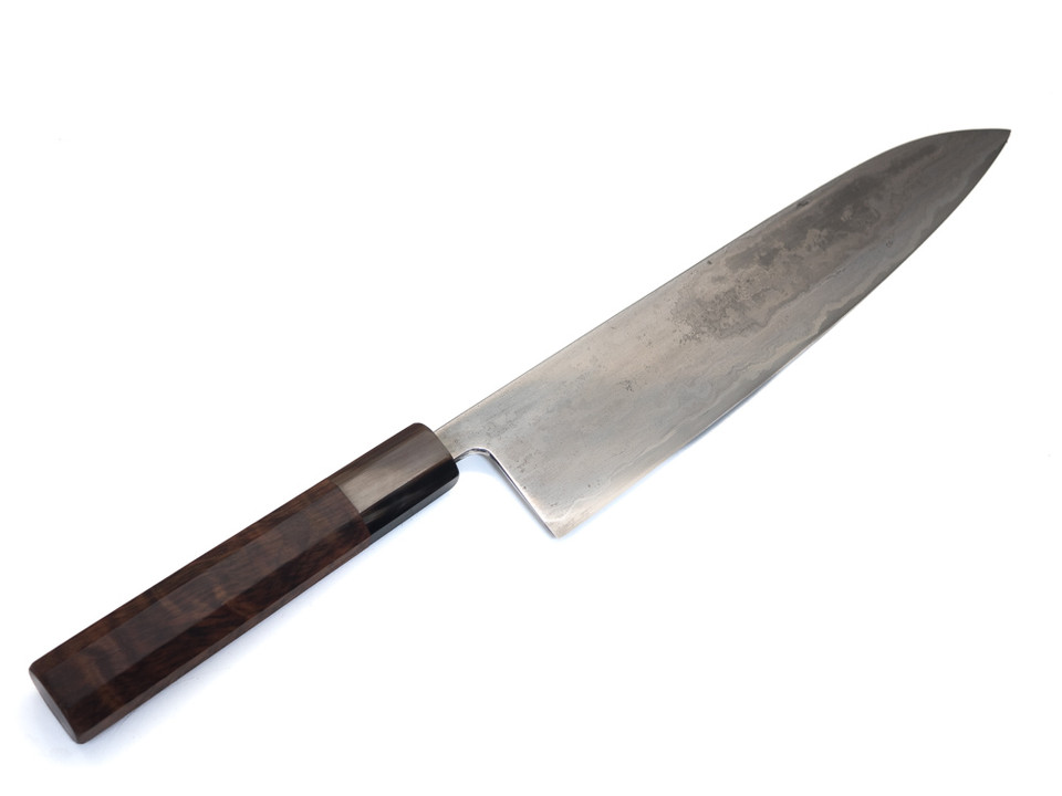 Munetoshi Kasumi Gyuto 240mm Bloomery Iron 2 Munetoshi Sanjo