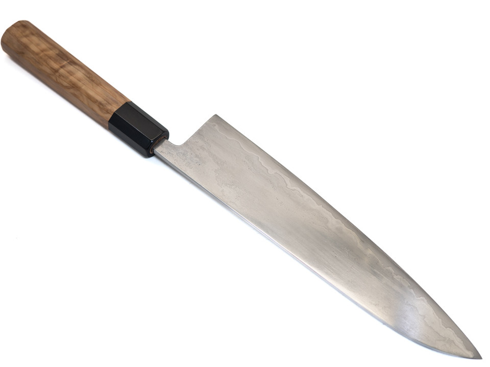 Munetoshi Kasumi Gyuto 240mm Bloomery Iron 4