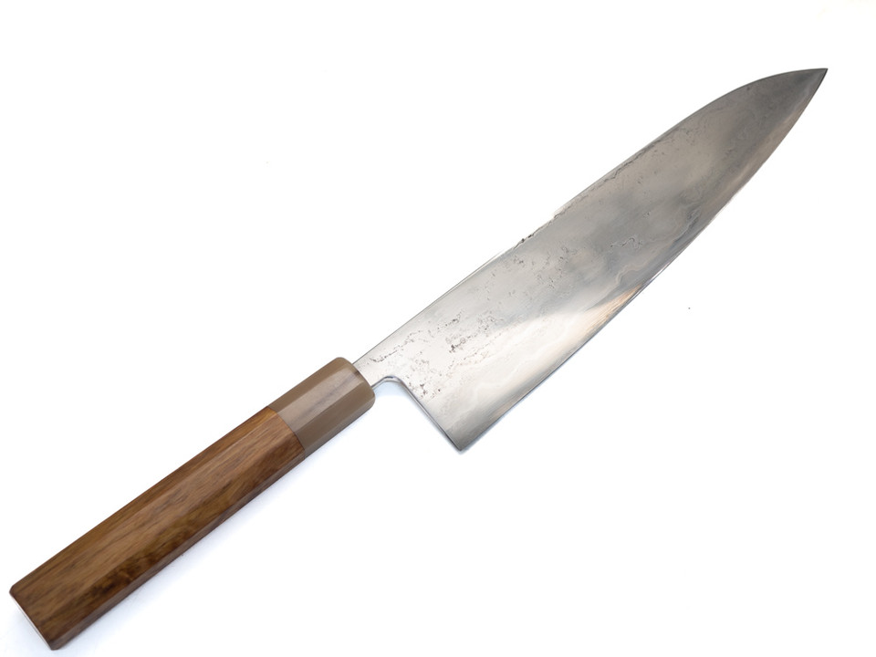 Munetoshi Kasumi Gyuto 240mm Bloomery Iron 6 Munetoshi Sanjo