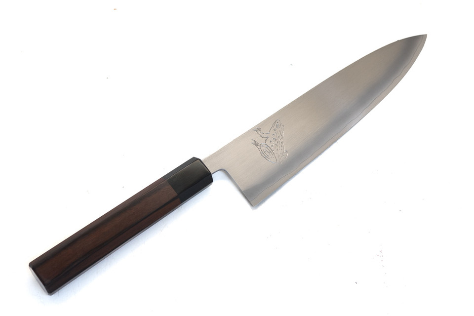 Kaeru Kasumi Stainless Gyuto 210mm Frog