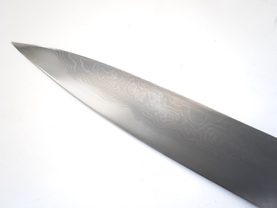 Tanaka Yoshikazu Sujihiki 210mm Blue 1 Uchigomori   