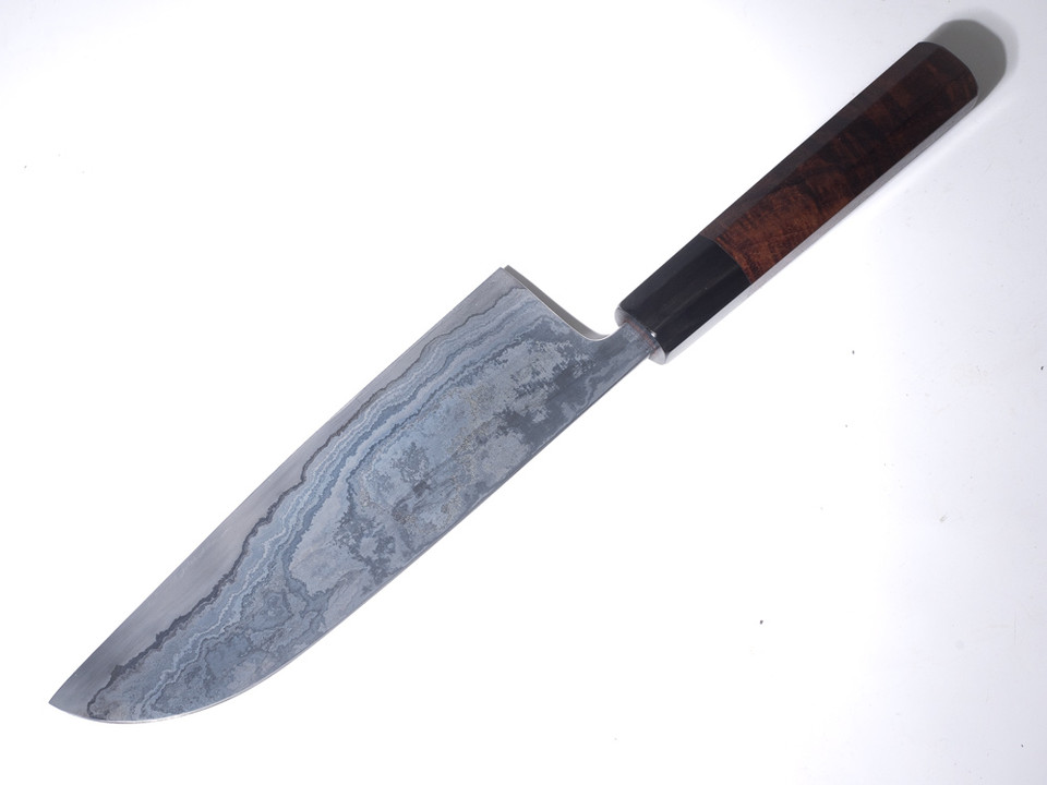 JNS Toyama Kamgata Nakiri Bloomery Iron 185mm 