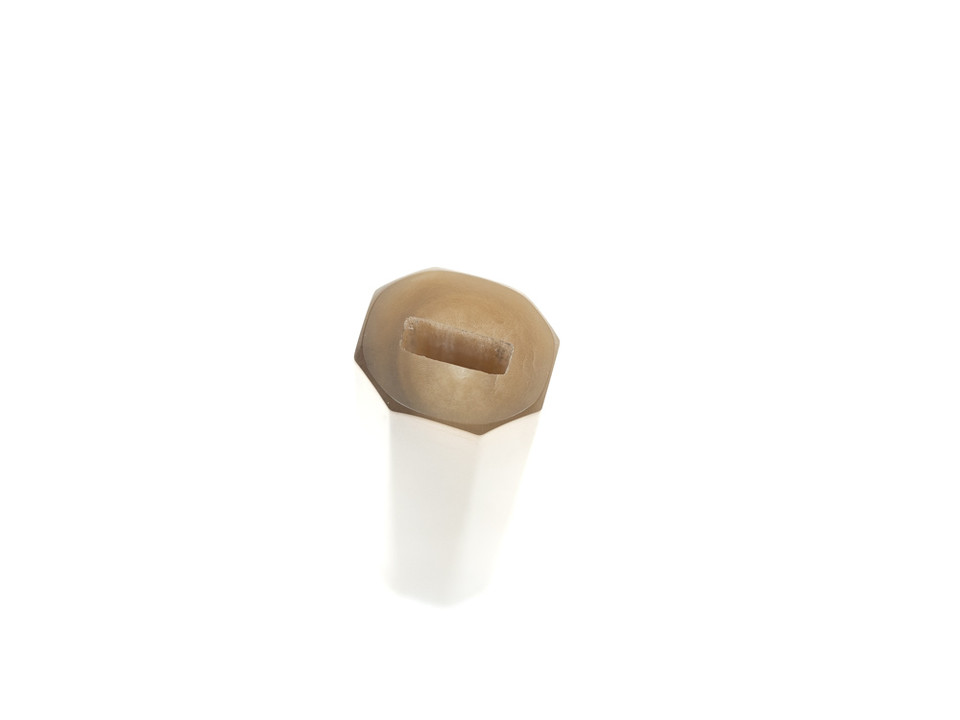 Solid Blond Horn Handle 145mm 