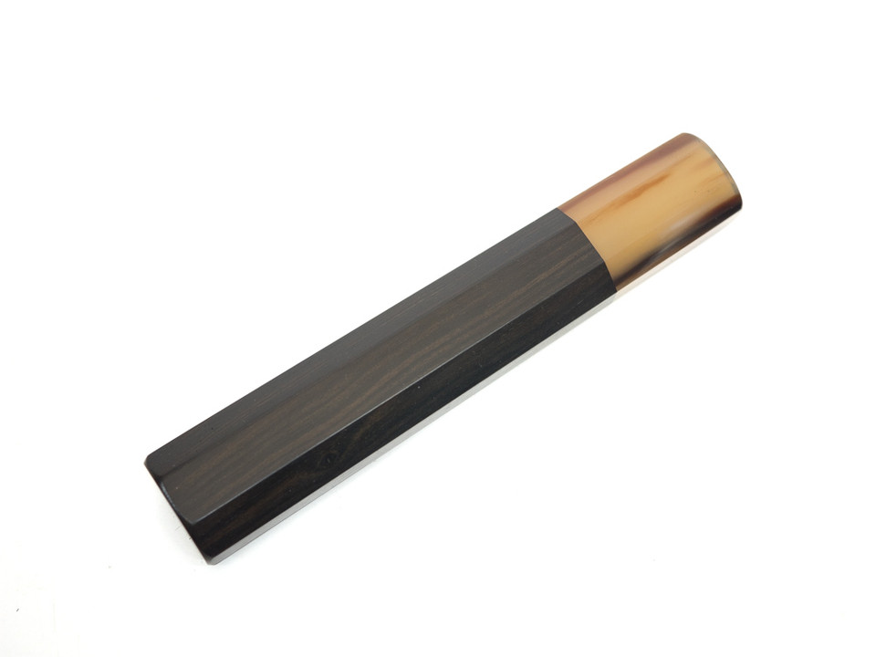Ebony with Black horn handle 140 mm nr 2
