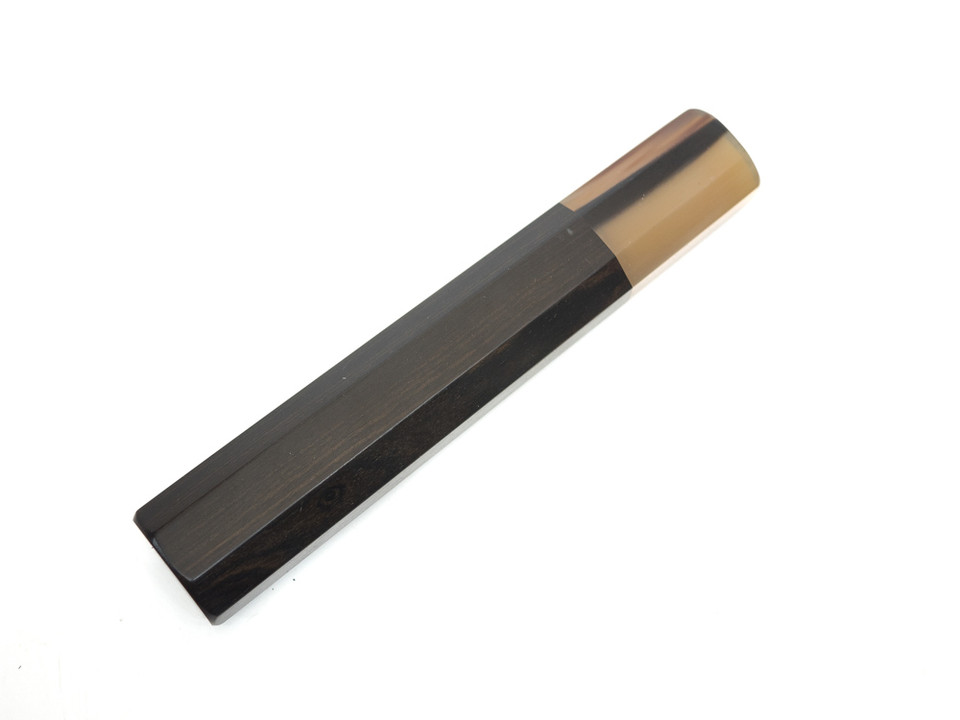 Ebony with Black horn handle 140 mm nr 2 
