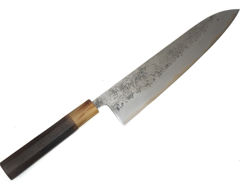 Munetoshi Kurouchi Gyuto 240mm Uchigomori 10 Munetoshi Sanjo