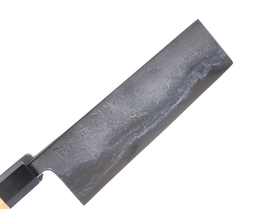 Munetoshi Nashiji Nakiri 180mm Blooming Iron nr 3