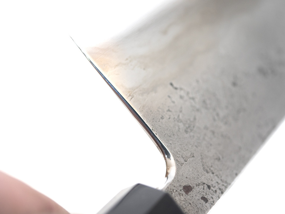 Munetoshi Nashiji Nakiri 180mm Blooming Iron nr 3