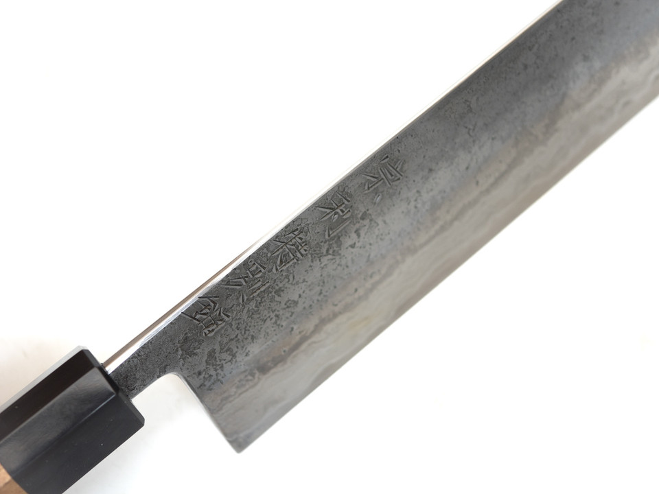 Munetoshi Nashiji Nakiri 180mm Blooming Iron nr 4