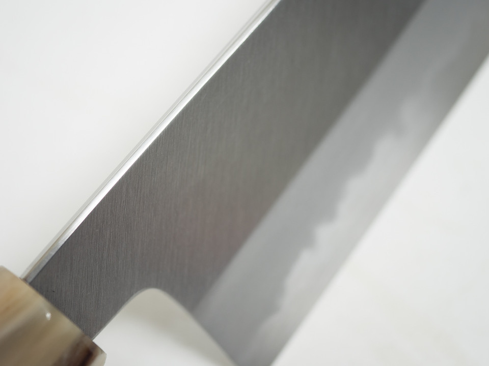 Tanaka Yoshikazu Kasumi Gyuto 240mm White 1 Rosewood 