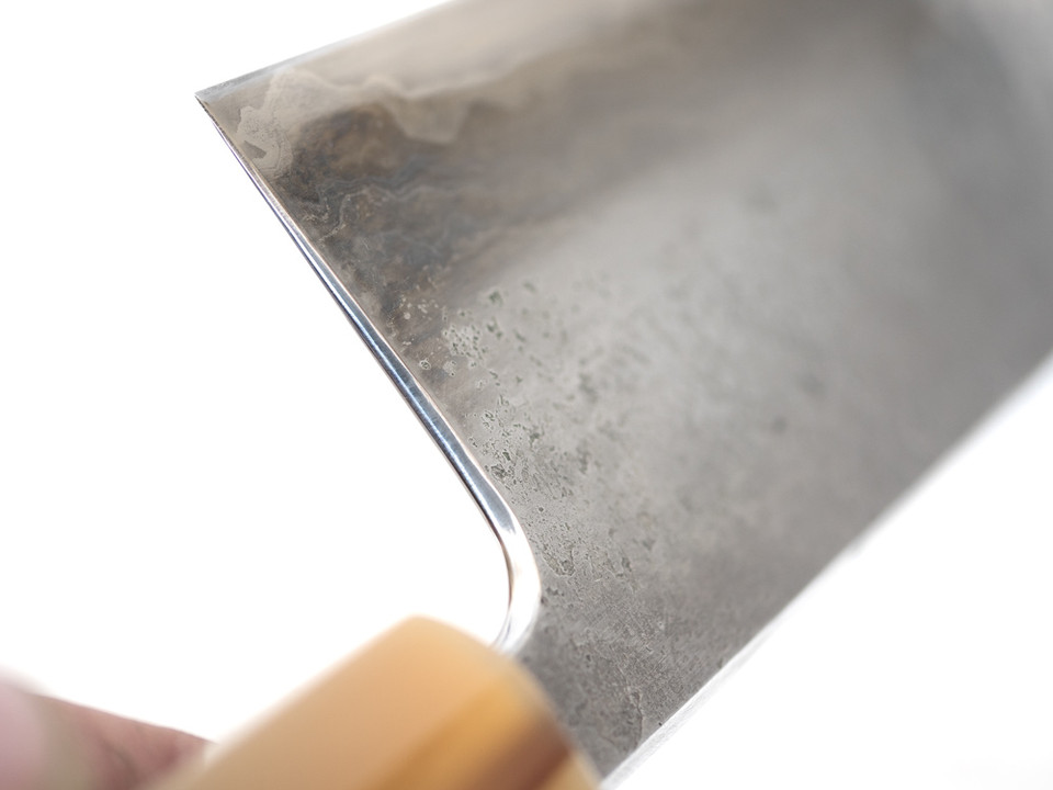 Munetoshi Nashiji Nakiri 180mm Blooming Iron nr 8