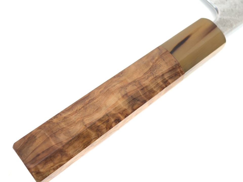 Munetoshi Nashiji Nakiri 180mm Blooming Iron nr 8