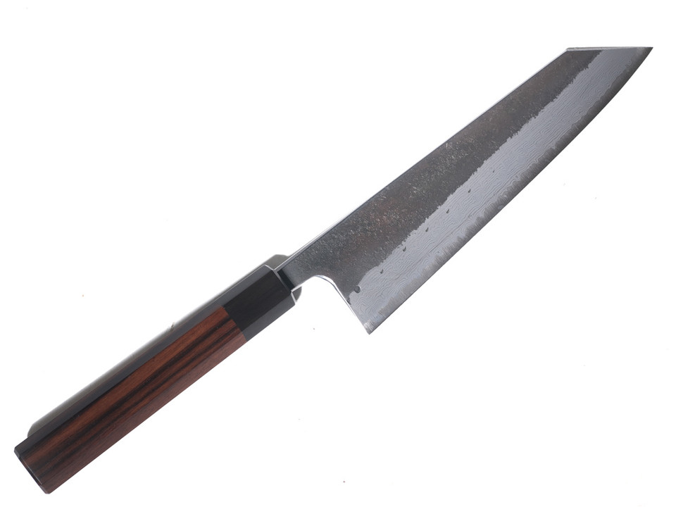 a.kamome ③ HATSUKOKORO AOGAMI-1 DAMASCUS KIRITSUKE BUNKA 180MM WITH