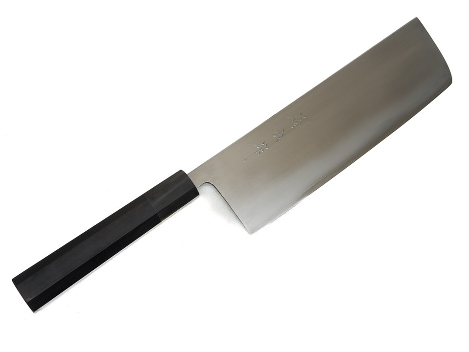Toyama Noborikoi Kasumi Nakiri Stainless Clad 210mm Blackwood Toyama