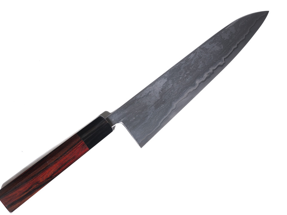 Munetoshi Kasumi Gyuto 240mm Bloomery Iron 16 Munetoshi Sanjo