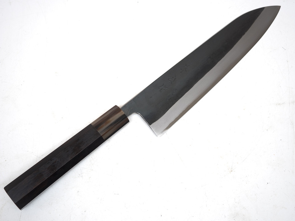 Toyama Noborikoi Kurouchi Blue Gyuto 210mm Blackwood — Sold