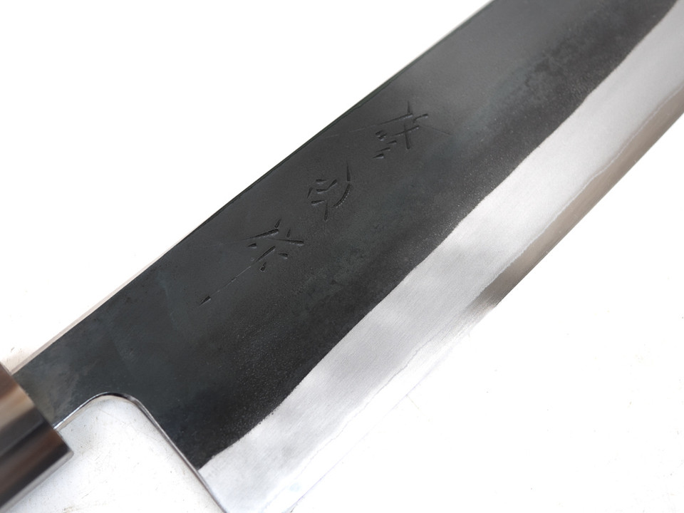 Toyama Noborikoi Kurouchi Blue Gyuto 210mm Blackwood — Sold