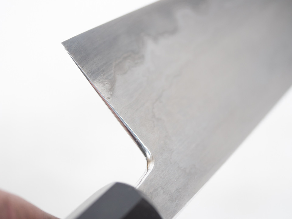 Munetoshi Kasumi Gyuto 240mm Bloomery Iron 17