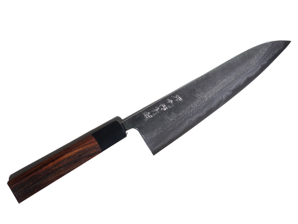 Munetoshi Kurouchi Gyuto 240mm Bloomery Iron 16