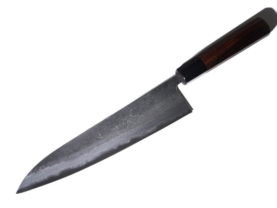Munetoshi Kurouchi Gyuto 240mm Bloomery Iron 16