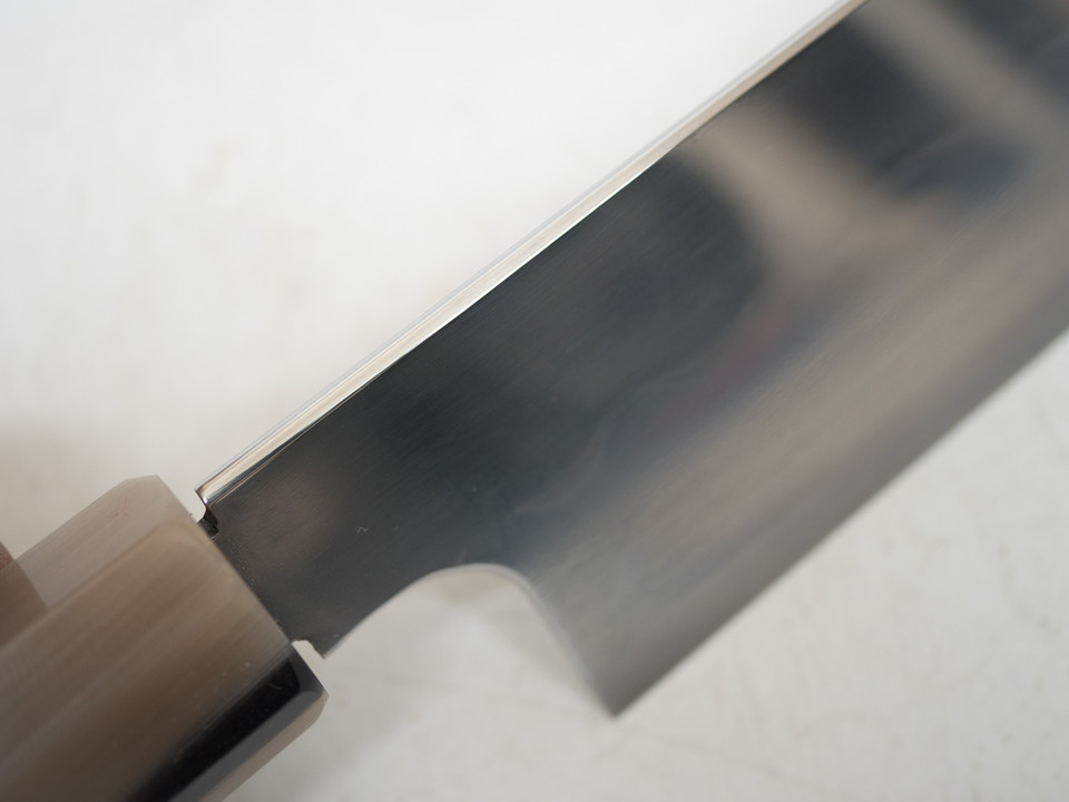 JNS Nakagawa Honyaki Kiritsuke Gyuto 240mm Blue 2 Mizu