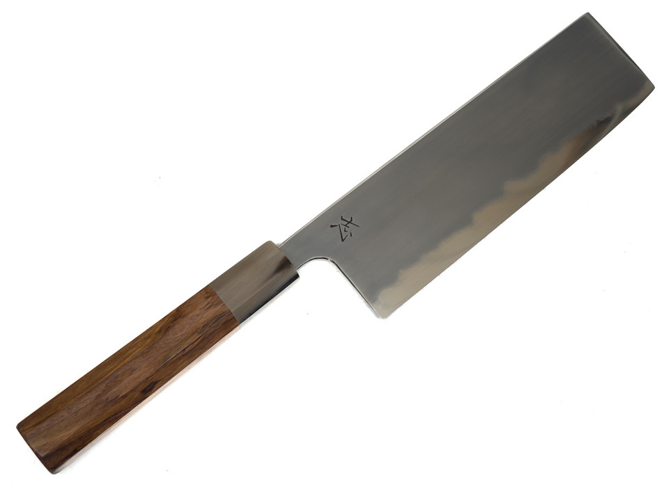 Kokorozashi Tanaka Laser Kasumi Nakiri 175mm White 1