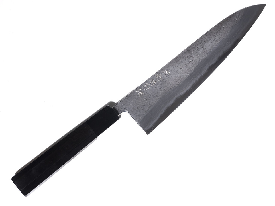 Munetoshi Kurouchi Gyuto 240mm Bloomery Iron 17 Munetoshi Sanjo
