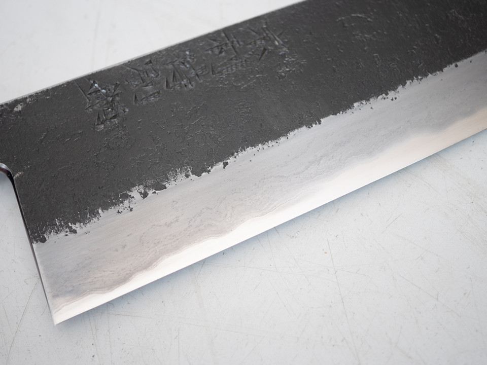 Munetoshi Kurouchi Gyuto 240mm Bloomery Iron nr20