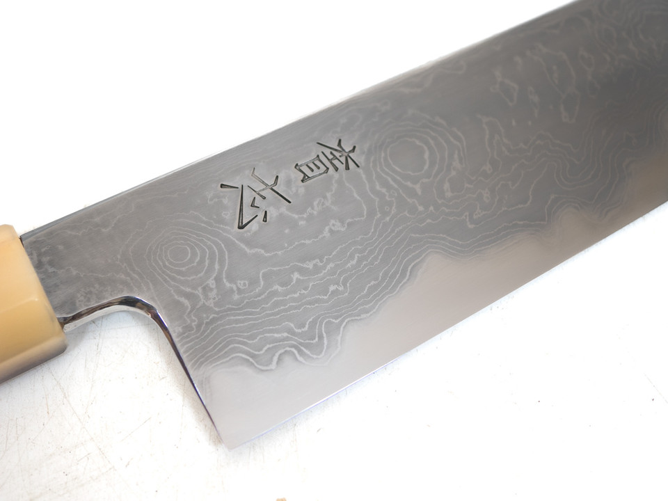 Kokorozashi Tanaka Tamamoku Kiritsuke Gyuto 215mm