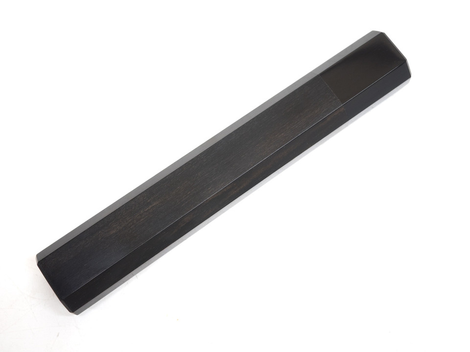 Octagonal Gabon Ebony handle 150 mm