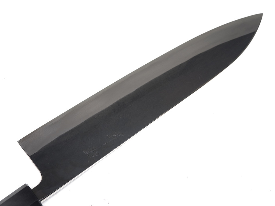 Toyama Noborikoi Kurouchi Blue Gyuto 240 mm Ebony