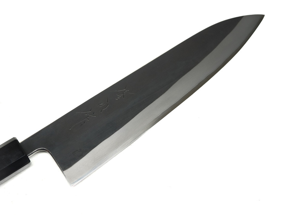 Toyama Noborikoi Kurouchi Blue Gyuto 210mm Ebony