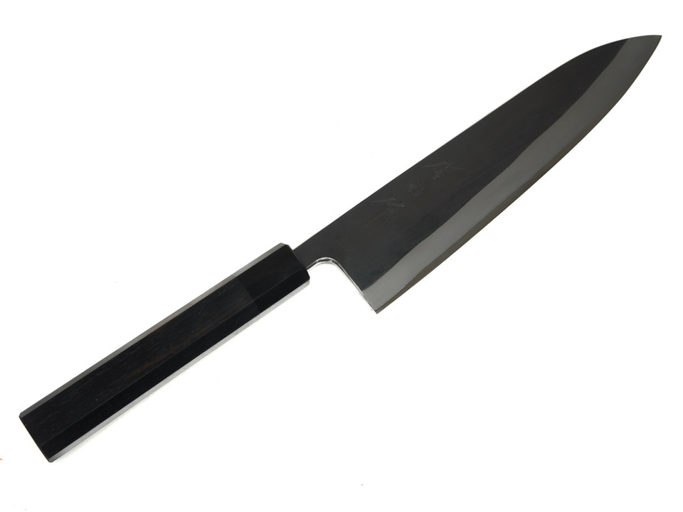 Toyama Noborikoi Kurouchi Blue Gyuto 210mm Ebony