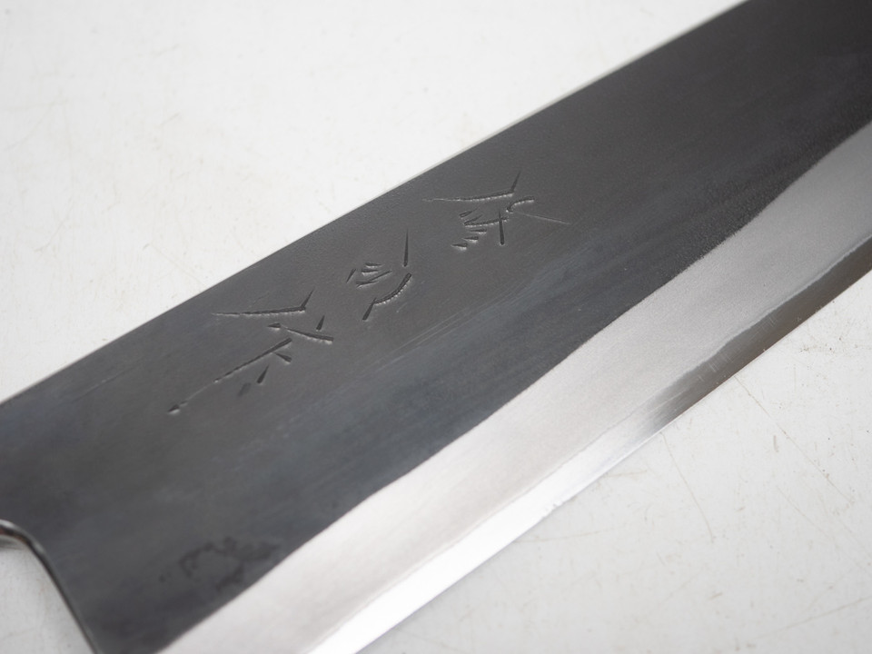 Toyama Noborikoi Kurouchi Blue Gyuto 210mm Ebony