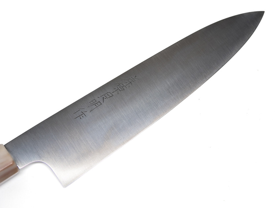 Yoshiaki Fujiwara 210mm Gyuto 馬車馬 White 1 Ebony