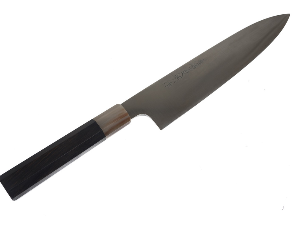 Yoshiaki Fujiwara 210mm Gyuto 馬車馬 White 1 Ebony