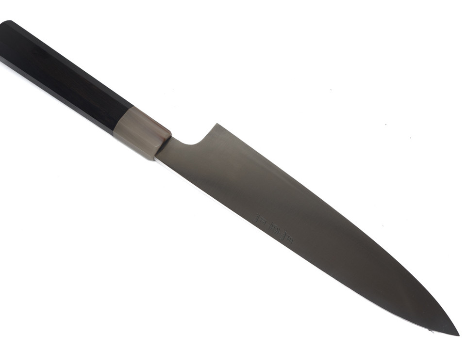 Yoshiaki Fujiwara 210mm Gyuto 馬車馬 White 1 Ebony