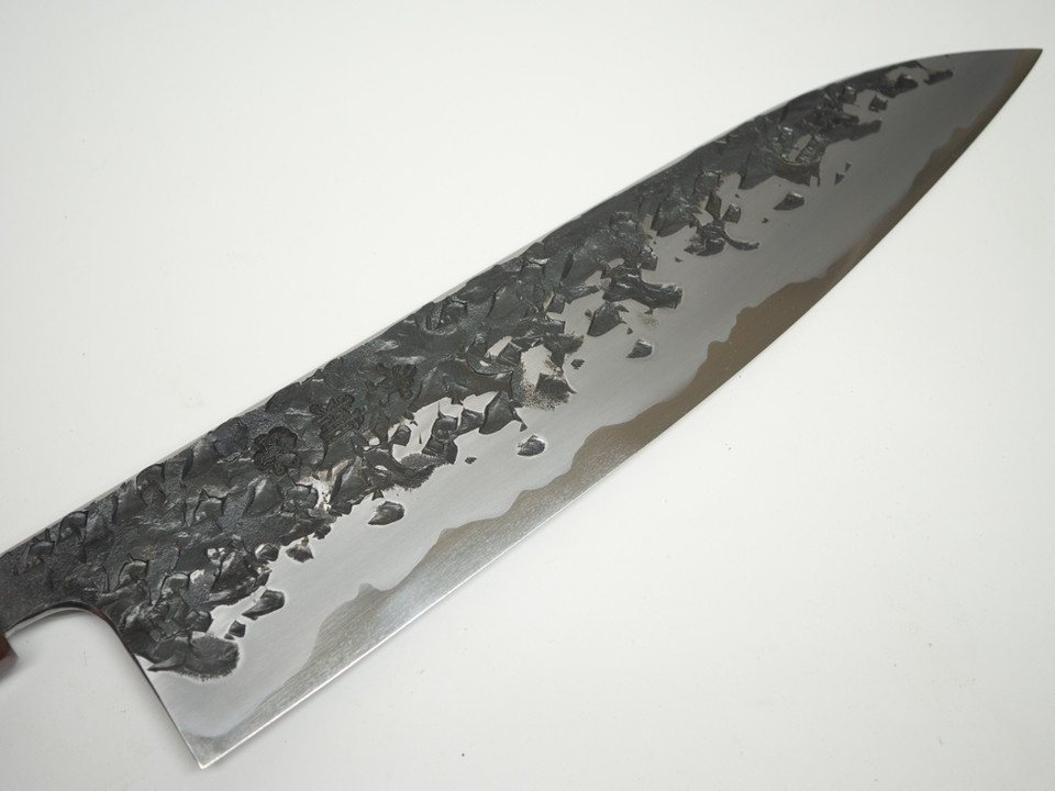 JNS Kisuke Blue 1 Kurouchi Tsuchime Gyuto 240mm nr 2 - Japanese