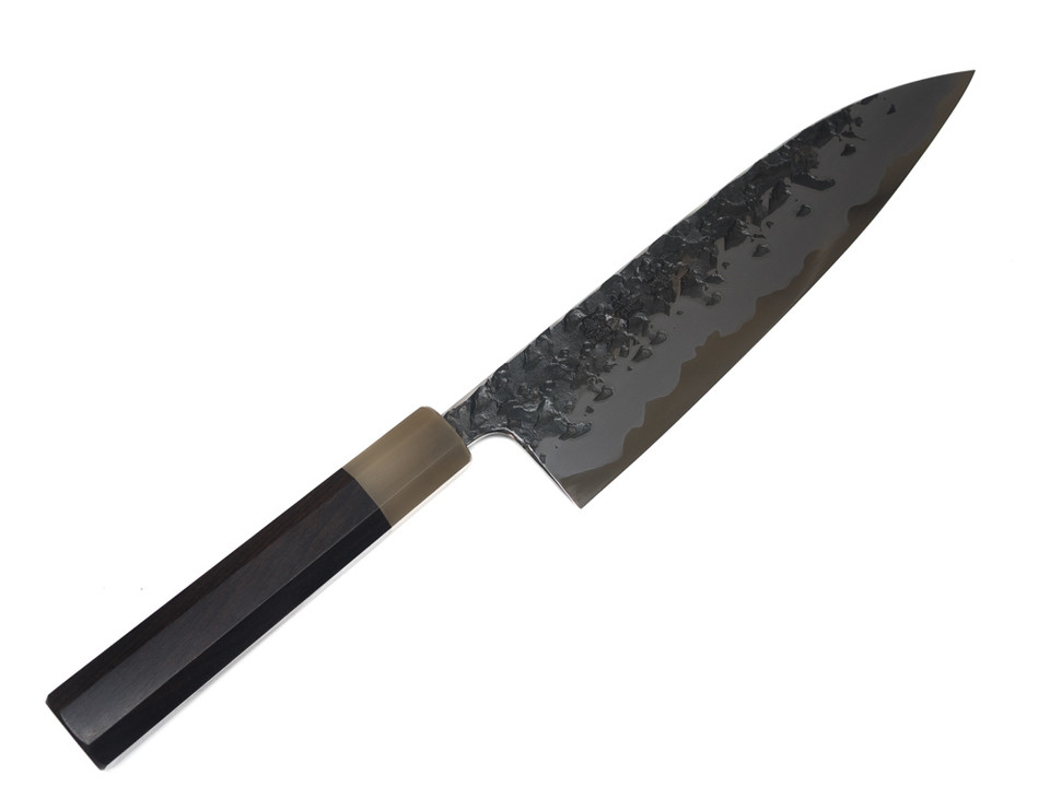 JNS Kisuke Blue 1 Kurouchi Tsuchime Gyuto 210mm