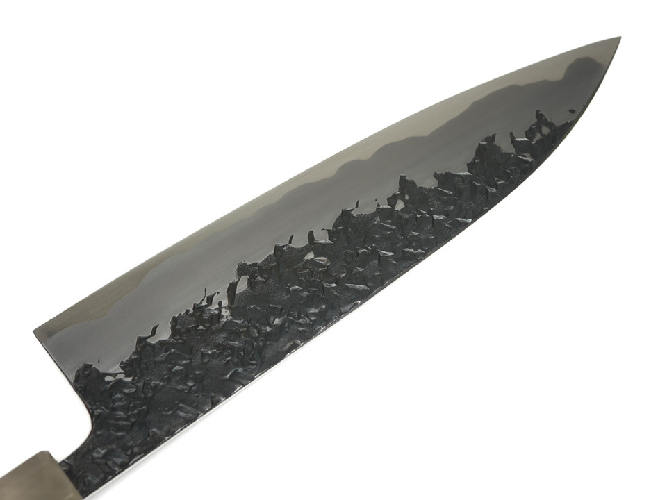 JNS Kisuke Blue 1 Kurouchi Tsuchime Gyuto 210mm