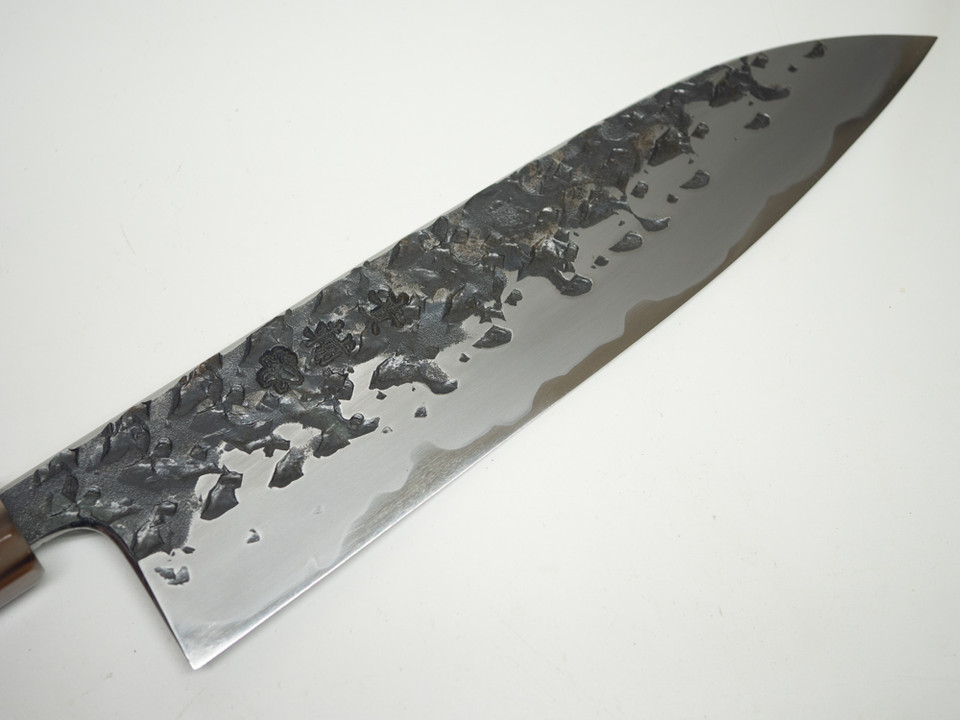 JNS Kisuke Blue 1 Kurouchi Tsuchime Gyuto 210mm nr 2
