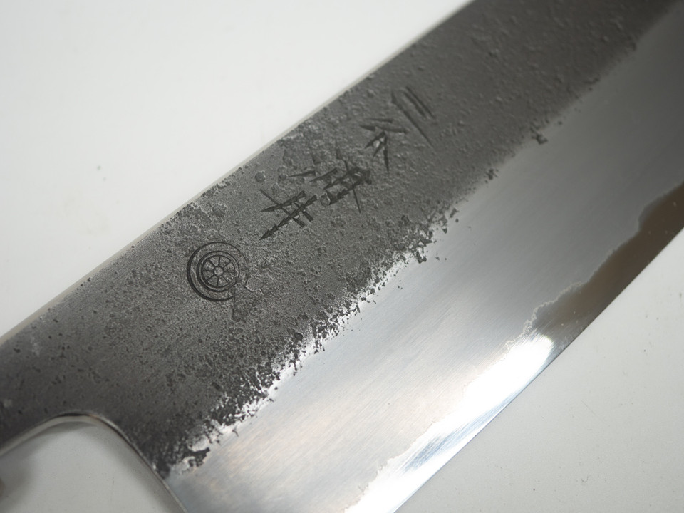 JNS Wakui Kurouchi  Santoku 180mm nr 4
