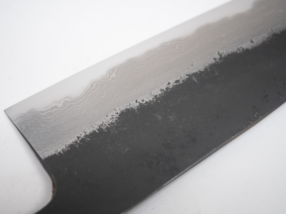 Yoshikazu Tanaka Kokorozashi Tamamoku Kurouchi Gyuto 210mm